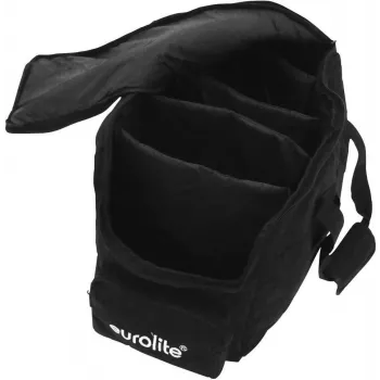Saco macio EUROLITE SB-18 para projetores PAR – saco de transporte acolchoado para até 18 luzes PAR