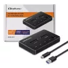 Qoltec 52274 Dock para SSD M.2 | NVMe | SATA | USB-C | DUAL 2 x 2TB
