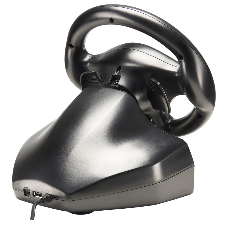 Volante + pedais Subsonic SV200 preto cinzento USB rotação de 180°