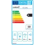 Exaustor de parede CATA GC DUAL A 45 XGWH, classe de eficiência energética A, largura 45 cm, 820 m3/h, controlo tátil, LED, vidro branco