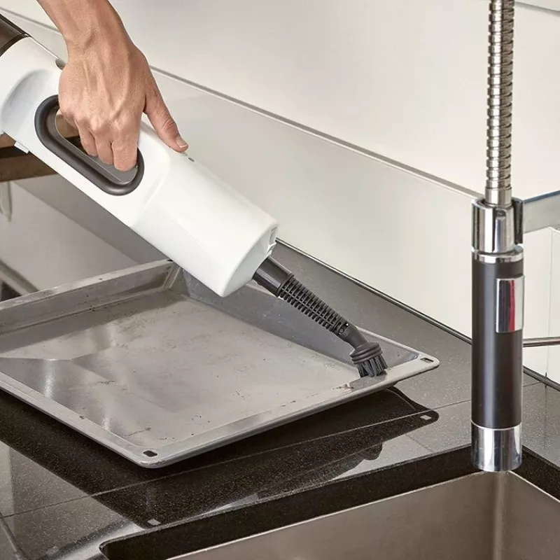 Limpa-vapor portátil Severin SC 7142 0,4 L 1500 W antracite branco