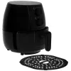 Fritadeira de ar quente Adler AD 6312 — 2,5 L, 1600 W, preta, 80–200 °C, temporizador de 60 minutos