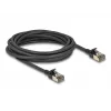 Cabo de rede DeLOCK RJ45 Cat.8.1 F/FTP fino Pro 5 m preto