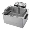ProfiCook PC-FR 1038 fritadeira dupla de instalação livre 3000 W prateada