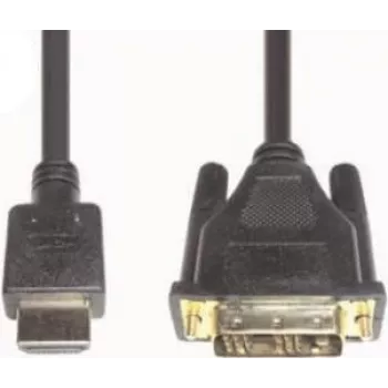 Adaptador de cabo de vídeo HDMI 3 e+p 2m DVI-D preto