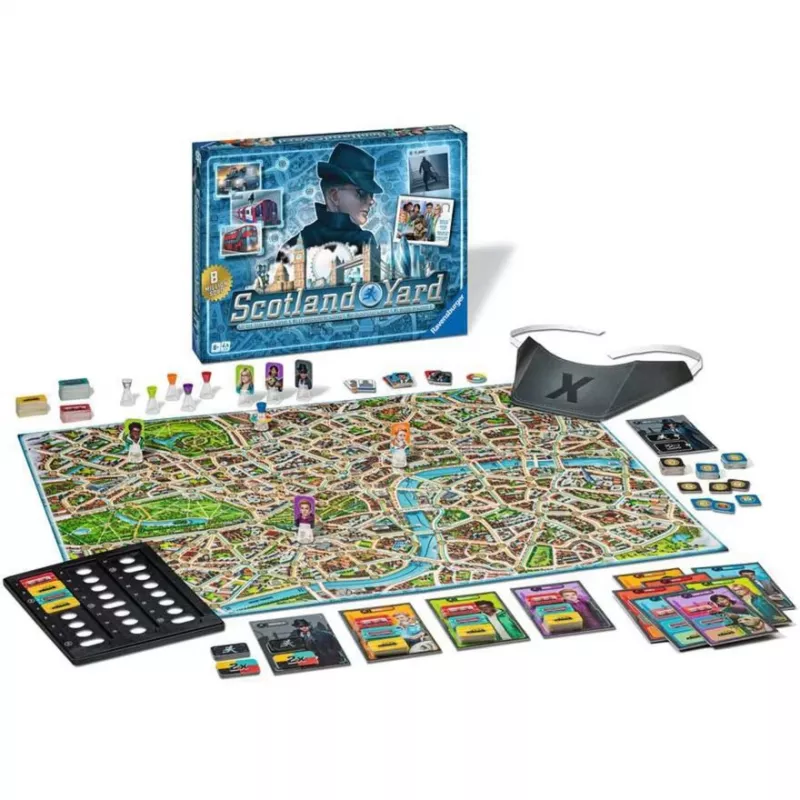 Ravensburger 27515 Scotland Yard jogo de tabuleiro (nova edição), 2-6 jogadores