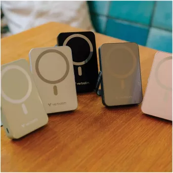 32259 VERBATIM Charge'n'Go Stand Powerbank 10.000 mAh sem fios verde (32259)