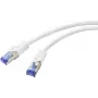 Cabo de rede RJ45 Renkforce RF-6830456, cabo patch CAT 6a S/FTP 5,00 m branco 1 unid. (RF-6830456)