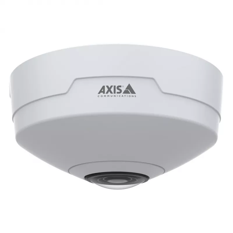 Axis M4327-P 02636-001 câmara IP panorâmica minidomo para interior, 6 MP, olho de peixe 180/360°, teto/parede, branca