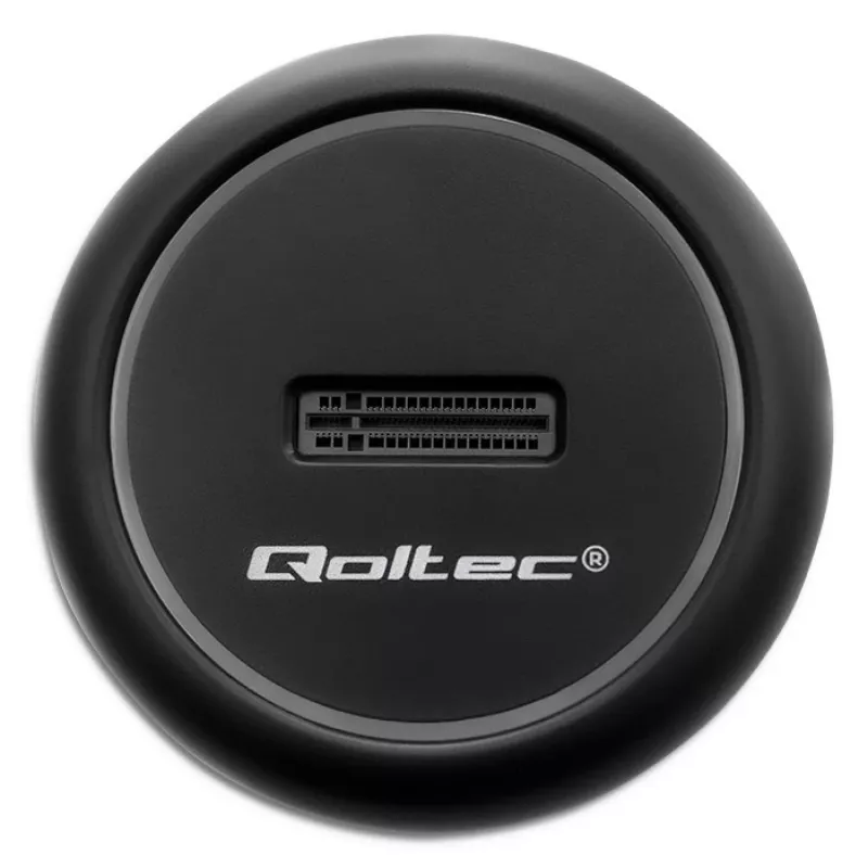 Qoltec 52275 Dock para SSD M.2, SATA/NVMe, USB-C