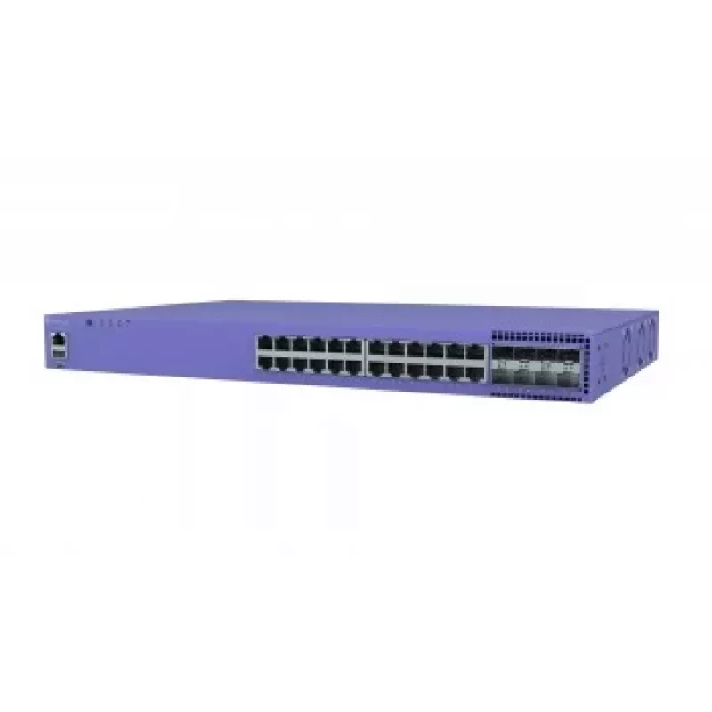 Extreme Networks ExtremeSwitching 5320-24P-8XE switch gerido L2/L3, 24x 10/100/1000 PoE+, 4x 1/10 Gigabit SFP+, 2x SFP-DD, empilhável