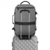 Mochila Manhattan Rome Notebook Travel 43,9 cm (17,3 inch) duas capas 40 L cinzento-claro
