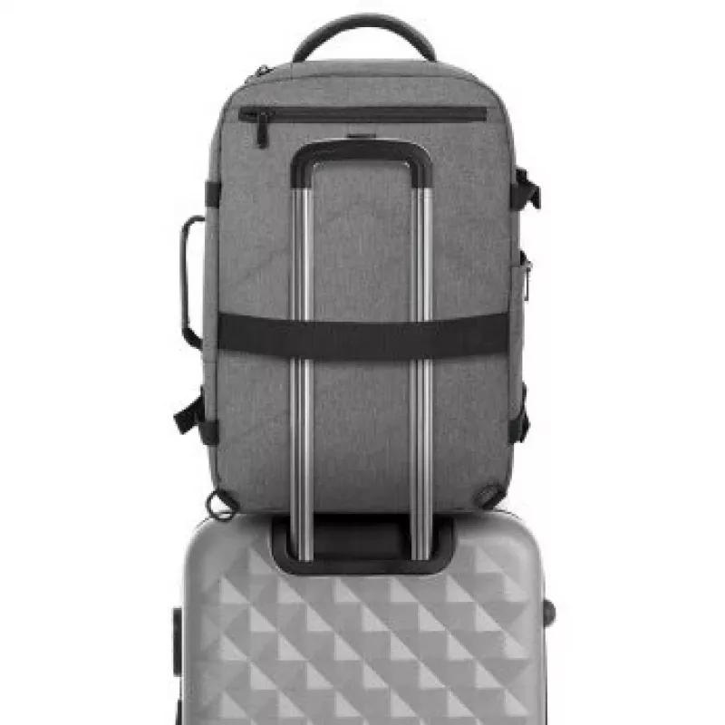 Mochila Manhattan Rome Notebook Travel 43,9 cm (17,3 inch) duas capas 40 L cinzento-claro