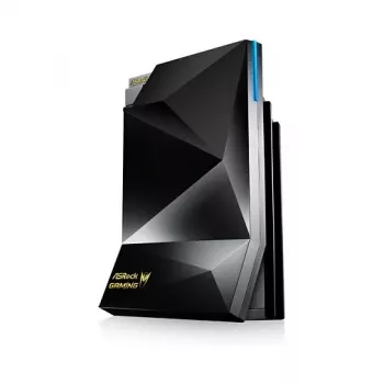 Router de cabo ASROCK G10 AC2600 – Wi-Fi dual band 802.11ac, Gigabit Ethernet, USB 3.2, 256 MB Flash / 512 MB RAM, preto