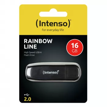 MEMORY DRIVE FLASH USB2 16 GB/PRETO 3502470 INTENSO