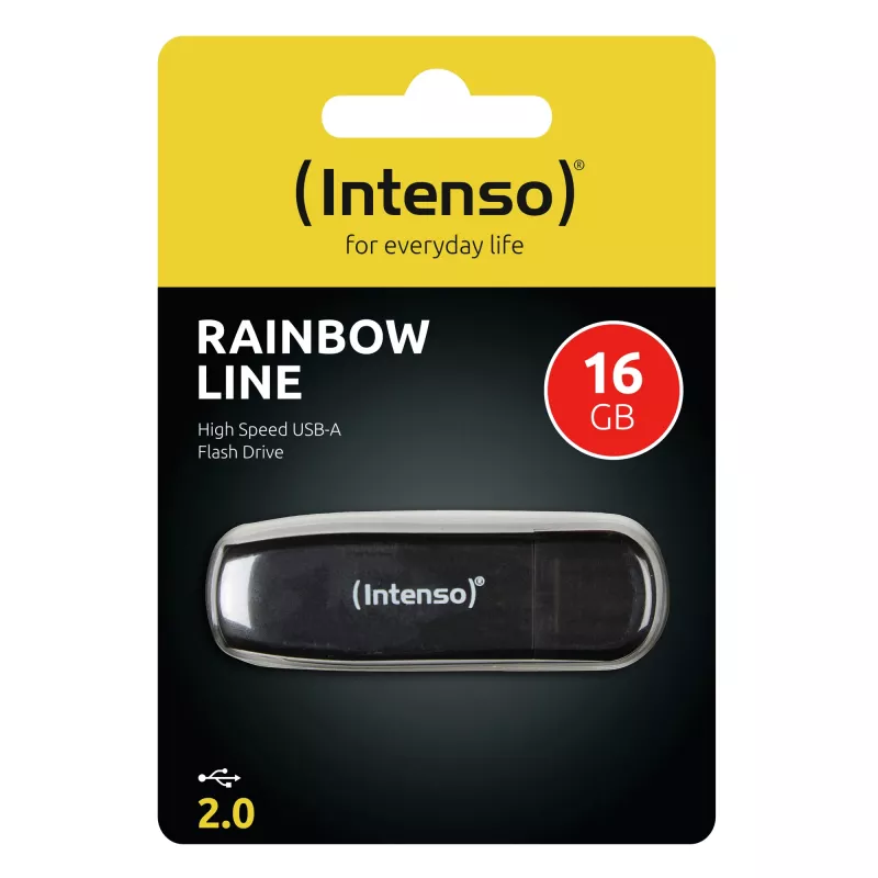 MEMORY DRIVE FLASH USB2 16 GB/PRETO 3502470 INTENSO