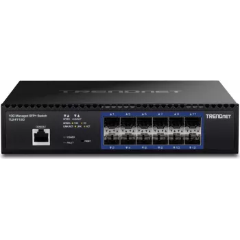 TRENDnet TL2-F7120 - Switch - gerido - 12 x 10 Gigabit SFP+ - montagem em rack - conforme TAA (TL2-F7120)