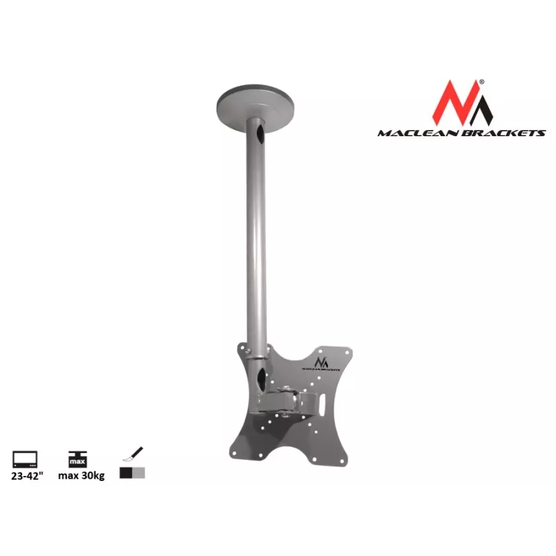 Suporte de teto ajustável Maclean MC-504A S 23-42 30kg