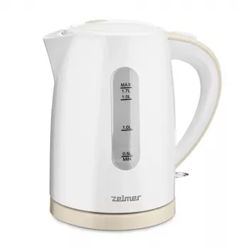 Chaleira elétrica Zelmer 1,7 L 2200 W branca