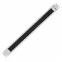 Painel de escovas LANBERG AK-1101-S 1U 19 polegadas 482,6×44,2×8,5 mm cinzento