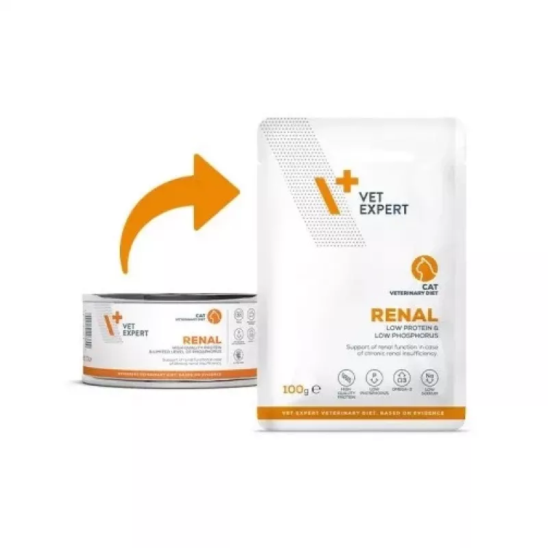VET EXPERT Veterinary Diet Renal Cat - comida húmida para gatos - 100g
