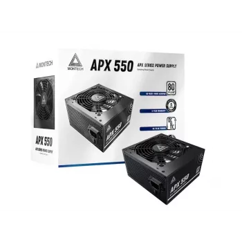Fonte de alimentação Montech APX550 550 W 20+4 pin ATX ATX preto