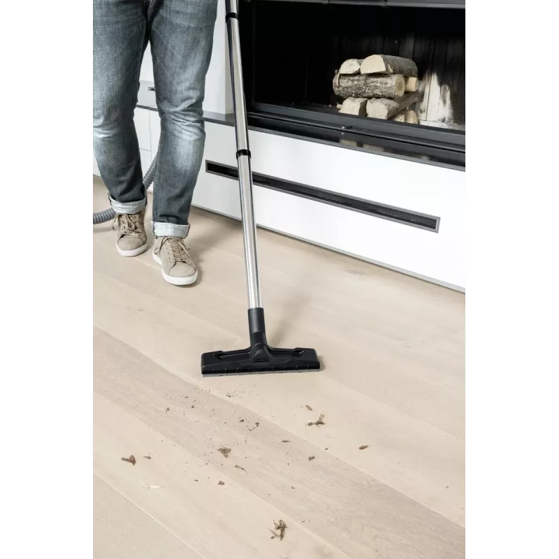 Aspirador a seco Karcher AD 4 Premium — 17 l, 600 W, sem saco, tubo metálico, tubo cromado