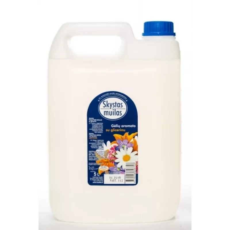 Sabão líquido com glicerina, sem corantes, 5 l