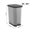 Balde de pedal ROTHO Ribo Silver – 35 l