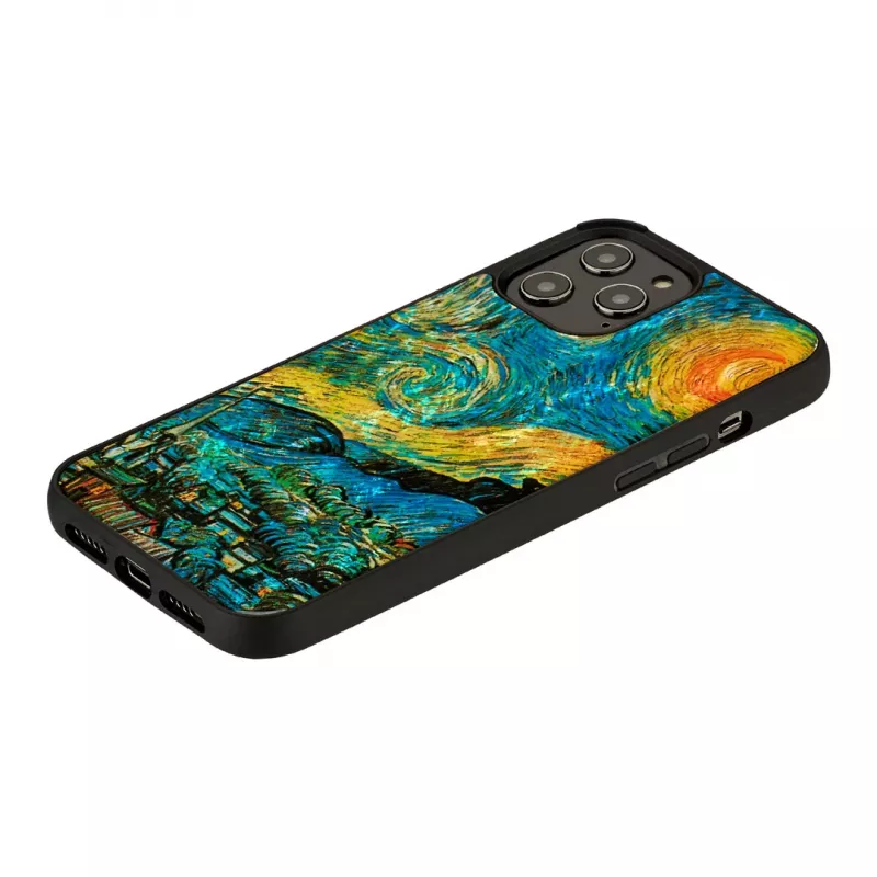 Capa de proteção iKins para Apple iPhone 12 Pro Max — noite estrelada preto