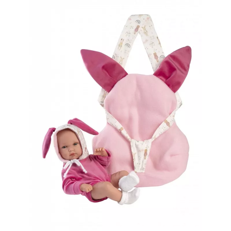 Boneca bebé Llorens 35 cm vinil com características realistas e corpo macio