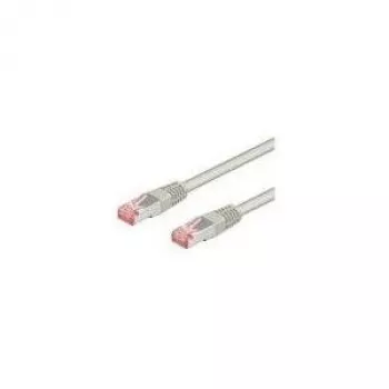 Cabo de rede Wentronic Goobay CAT 6 Patch, S/FTP (PiMF), cinzento, 0,25 m - mistura de cobre CCA (93371)