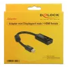 Delock - Adaptador de vídeo - Mini DisplayPort macho para HDMI fêmea - 18 cm (65099)