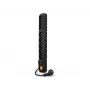 HSK DATA S10 3 m cabo de extensão 10 tomadas AC interior/exterior preto