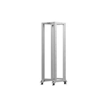 Rack aberto LANBERG 19 polegadas 42U, profundidade 800 mm, largura 600 mm, cinzento