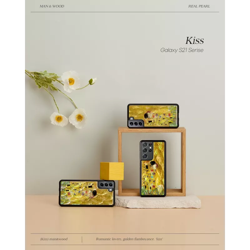 Capa de proteção iKins para Samsung Galaxy S21+ — preto