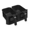 Fritadeira de ar quente Tristar FR-9075 dupla 9 L, 2500 W, controlo tátil, LCD, preto, 60 °C mín.