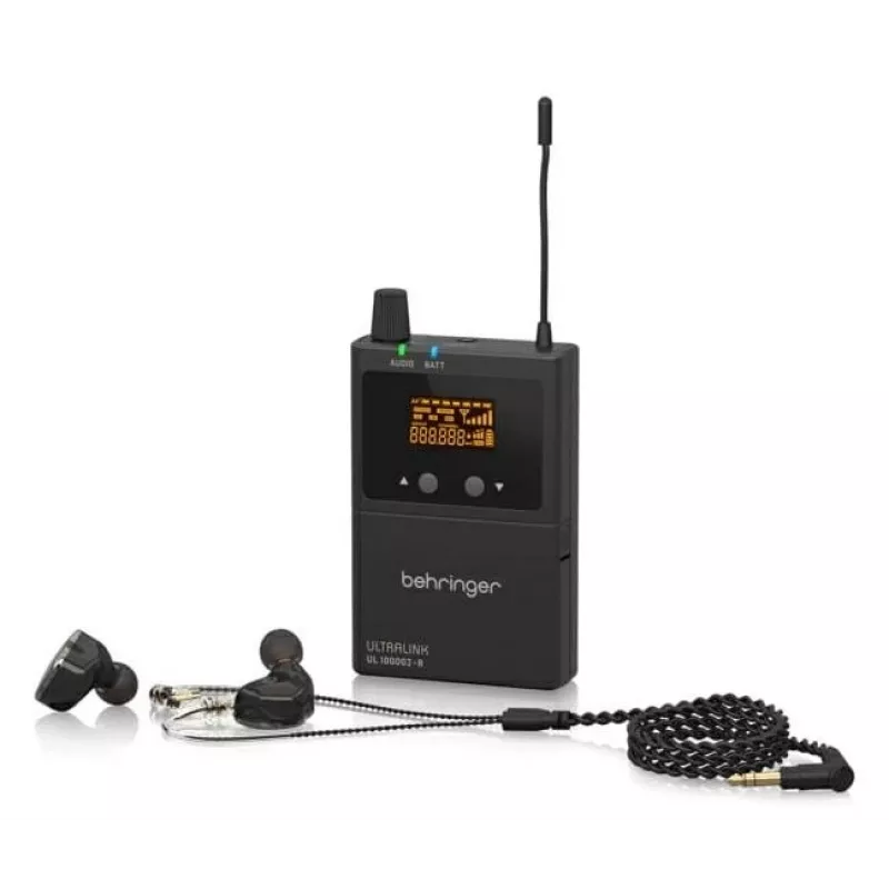 Recetor sem fios Behringer UL1000G2 — resposta de frequência 40 Hz–20 kHz
