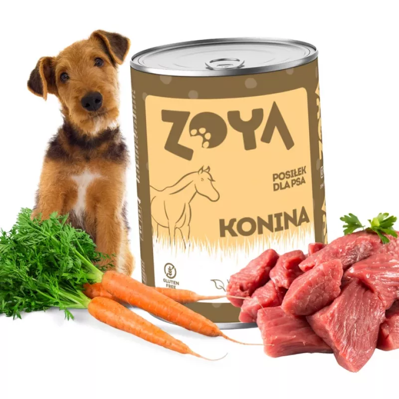 ZOYA cavalo - comida húmida para cães - 400g