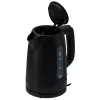 Adler AD 1379b jarro elétrico, 1,7 l, 2200 W, base giratória de 360°, preto