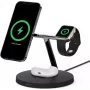Belkin BoostCharge Pro 3-in-1 Carregador sem fios com MagSafe, 15 W, preto