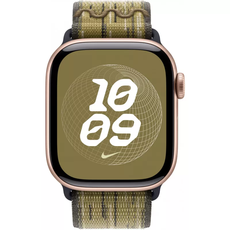 Pulseira Apple 42mm Verde/Cinzento Nike Sport Loop Smartwatch