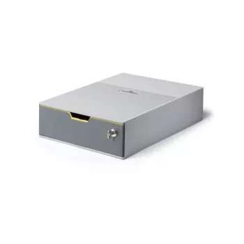 Caixa de arquivo em plástico cinzento Durable 760127