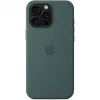 Capa de silicone com MagSafe para iPhone 16 Pro Max - Verde-mar