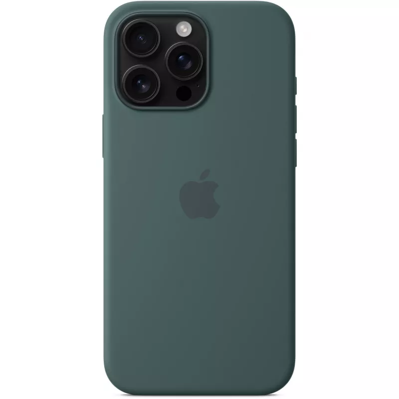Capa de silicone com MagSafe para iPhone 16 Pro Max - Verde-mar