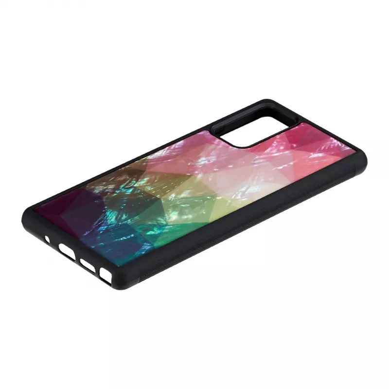 Capa de proteção iKins para Samsung Galaxy Note 20 – motivo flores aquáticas preto