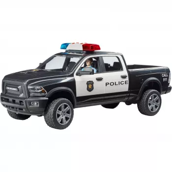 Veículo de brincar Polícia Pickup BRUDER RAM 2500 Police 02505 – modelo à escala, veículo de brincar