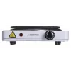 Esperanza EKH002W Pinatubo placa de cozinha elétrica de uma zona com prato selado, 1500 W, Ø18,5 cm, branca