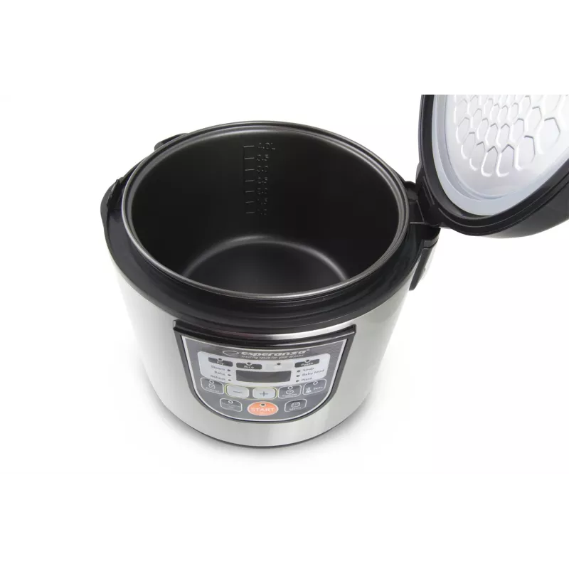 Panela elétrica ESPERANZA EKG011, capacidade 5 L, 860 W, preto/aço inoxidável