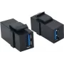 Módulo Keystone VALUE USB 3.0, preto (25.99.8207)